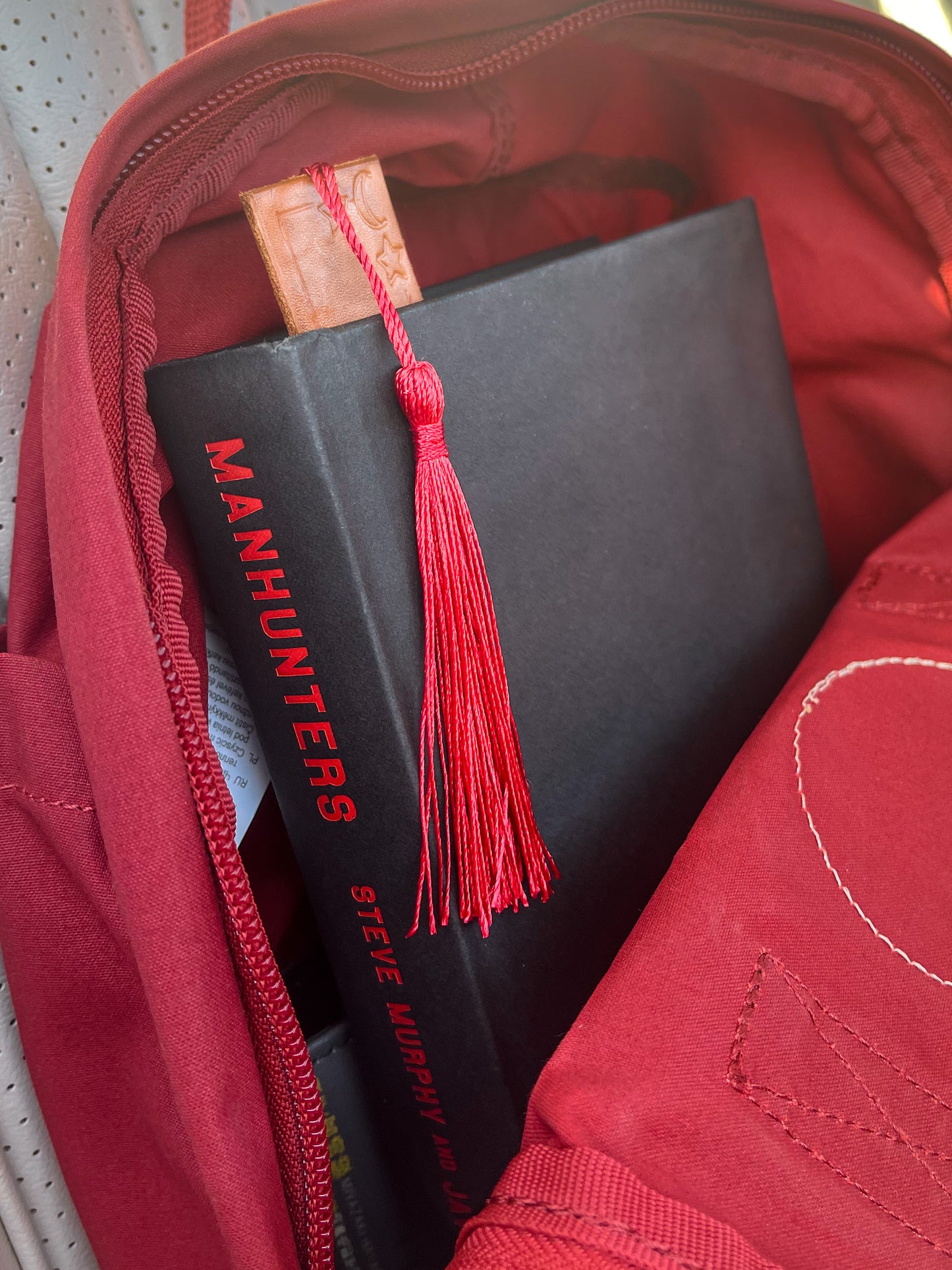 Personalized Leather Bookmark