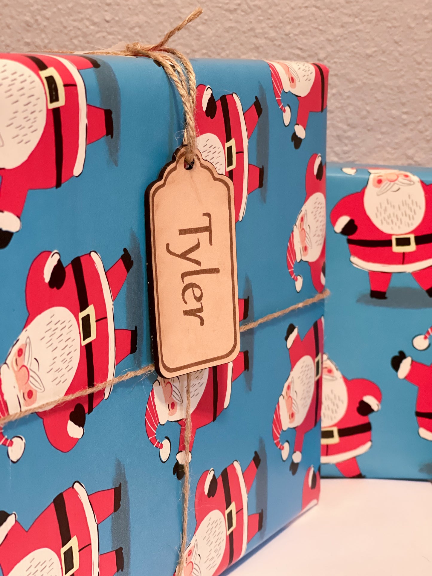 Personalized Leather Gift Tag- Set of 3