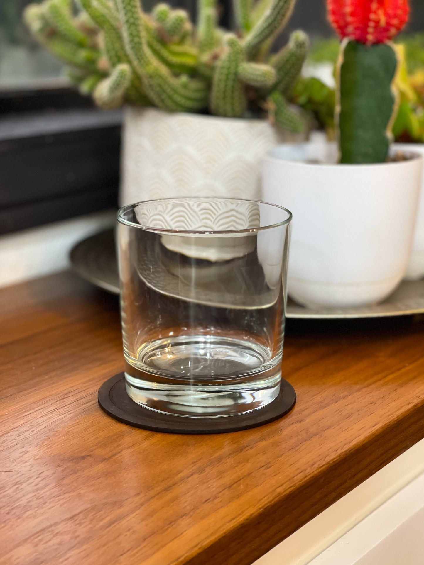 Leather Coaster Set