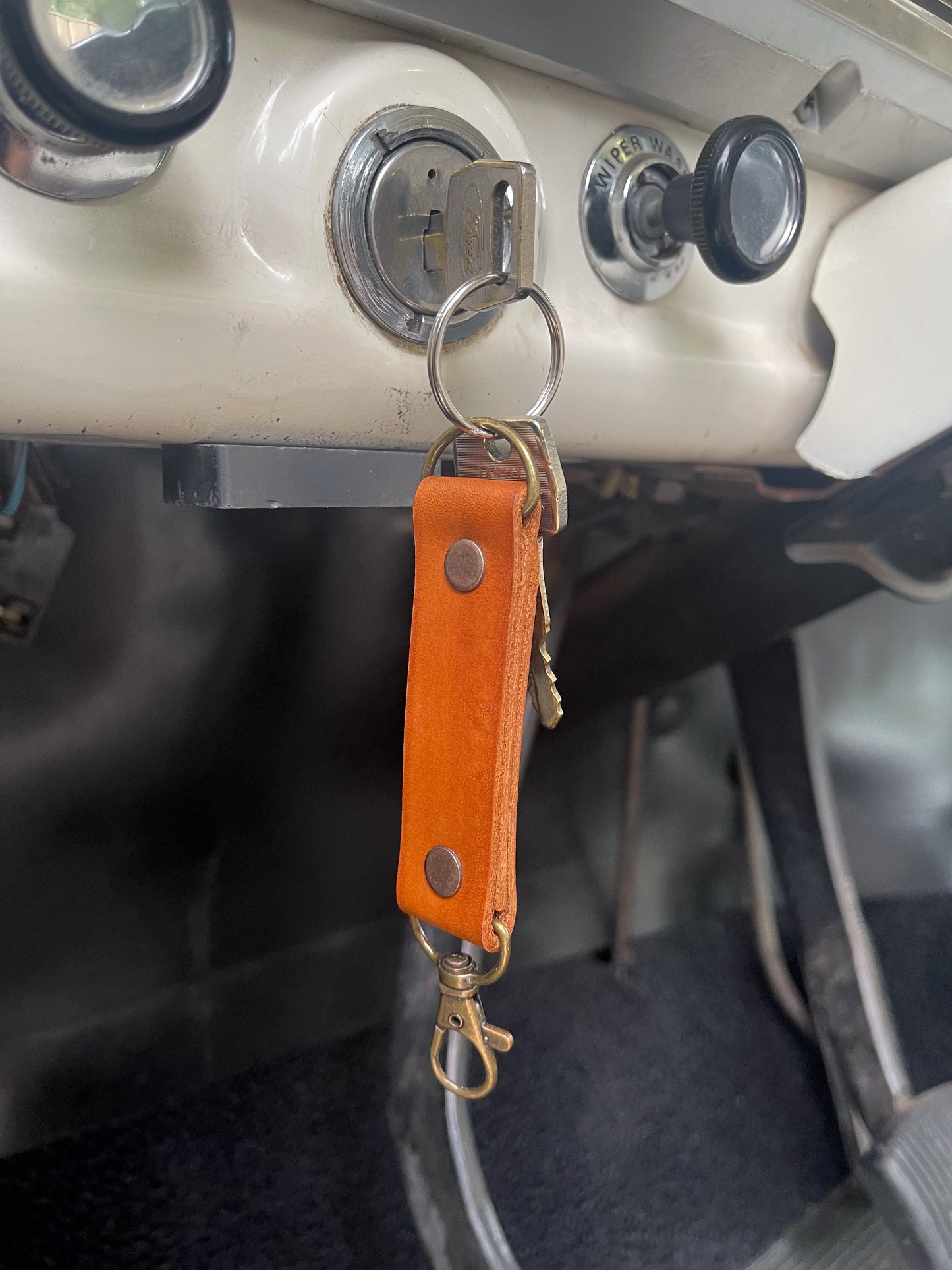 Leather Key Tag