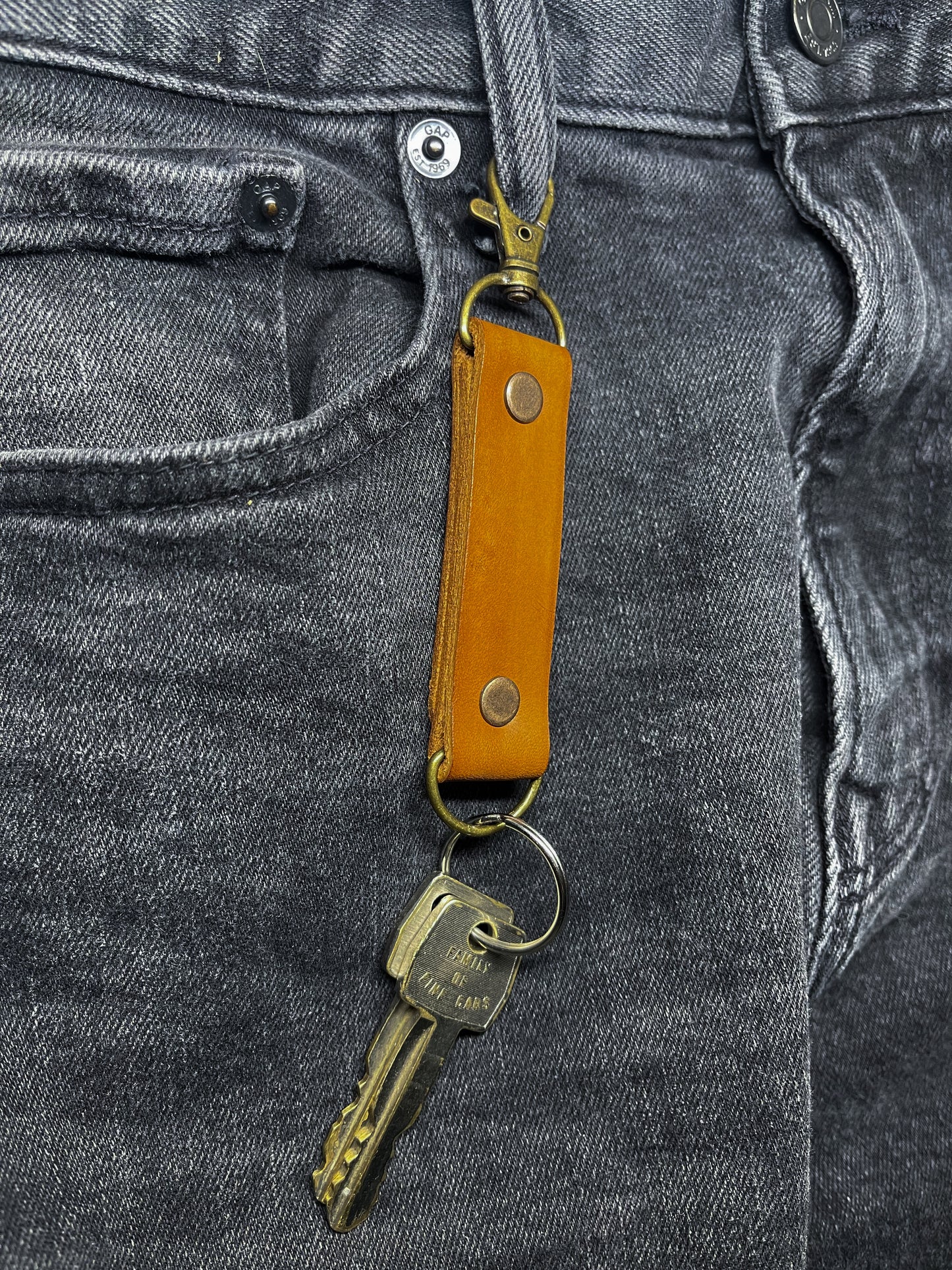 Leather Key Tag