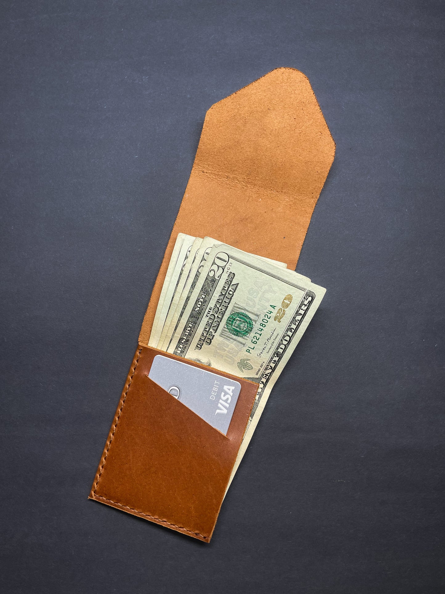 Minimalist Leather Fold Wallet