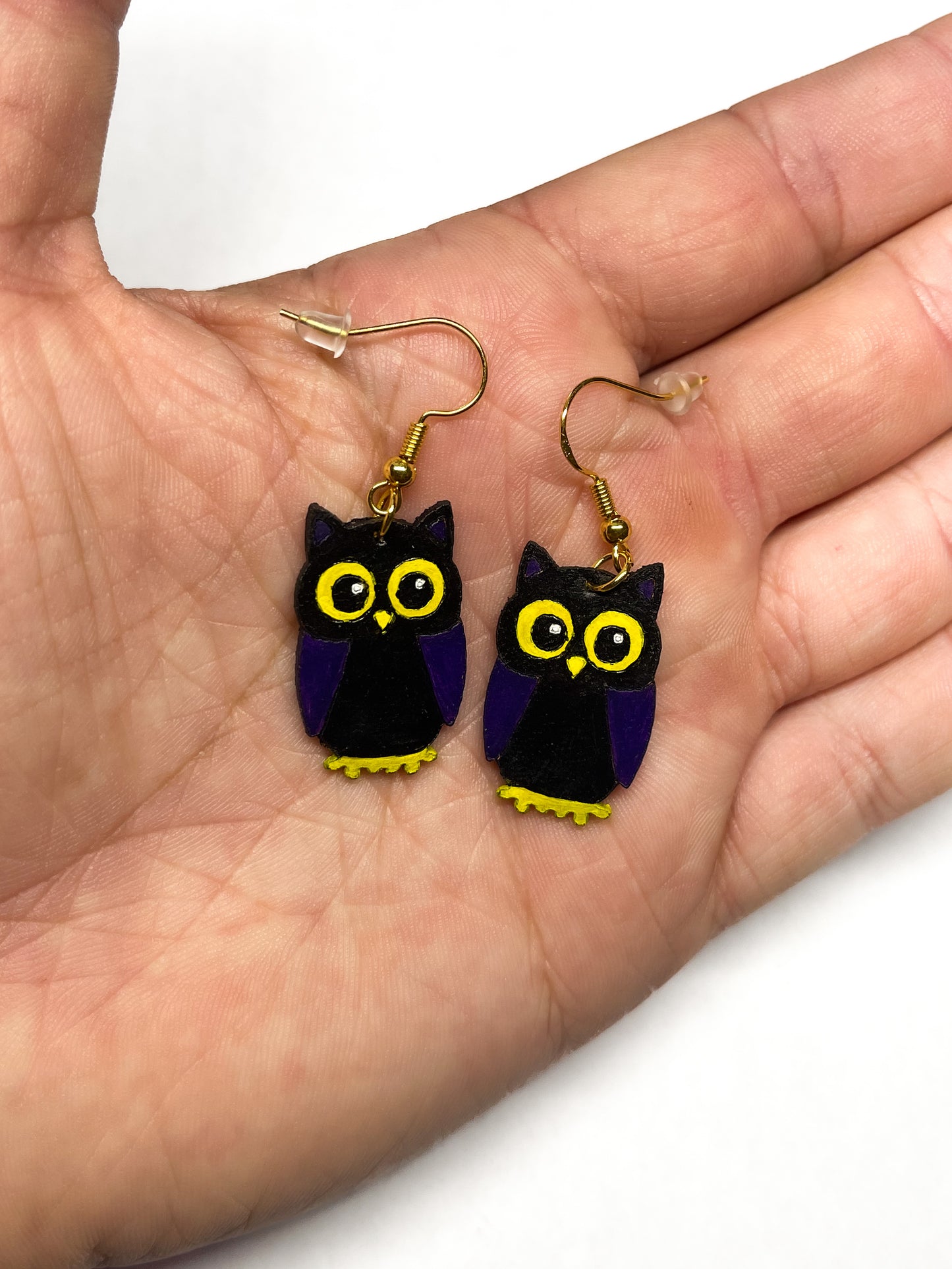 Halloween Leather Earrings