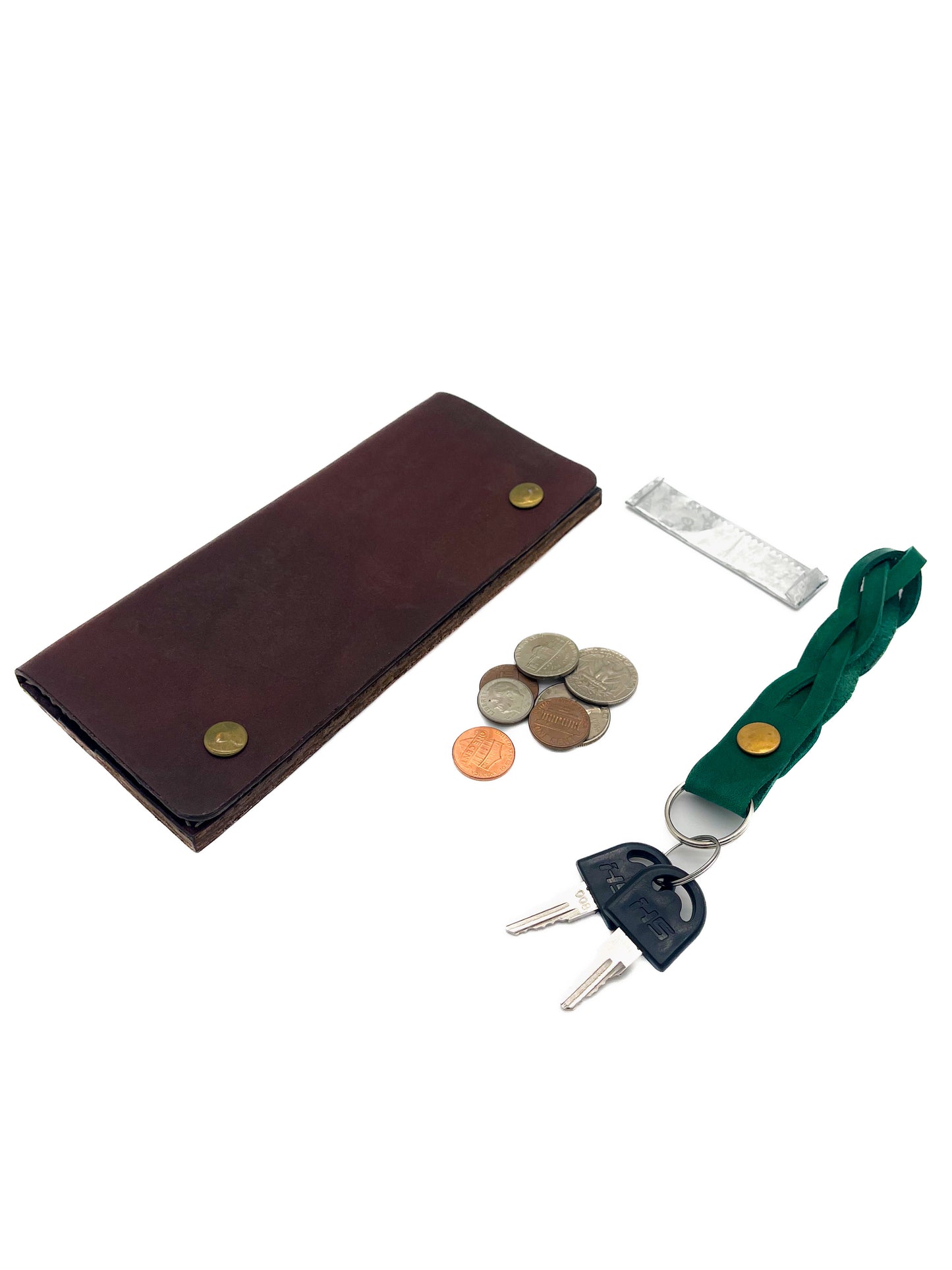 Leather Flap Wallet