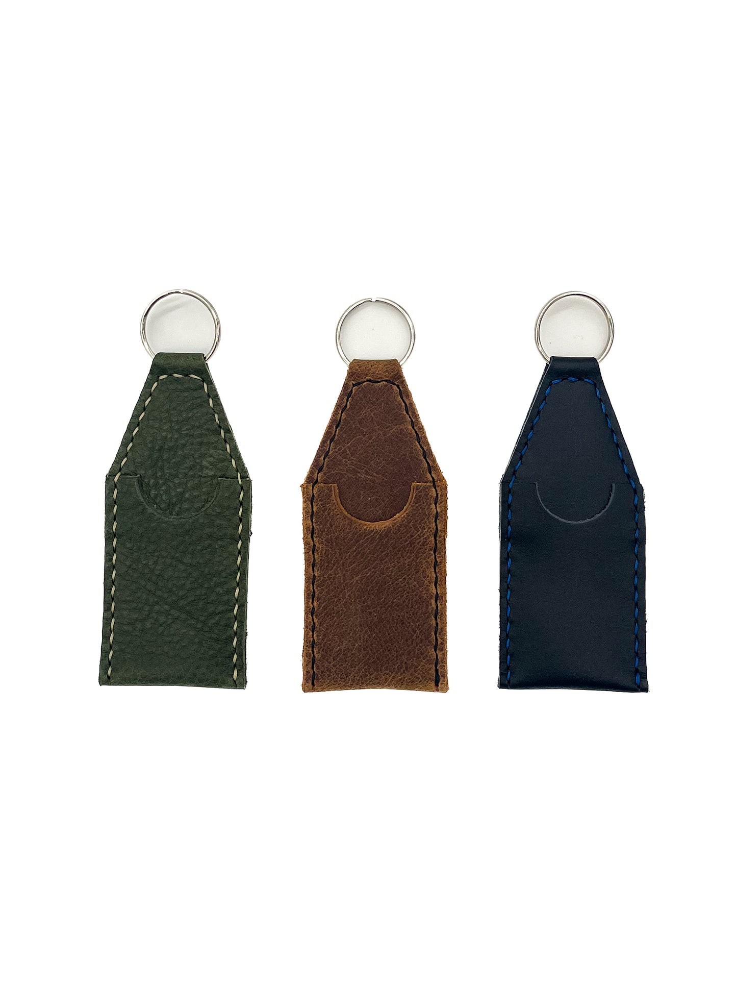 Leather Lip Balm Keychain