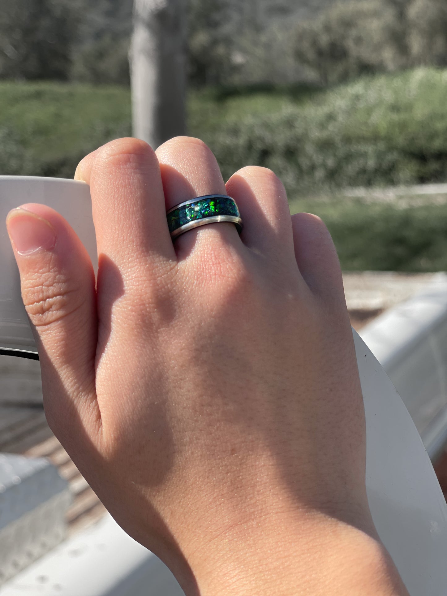 Opal Inlay Ring