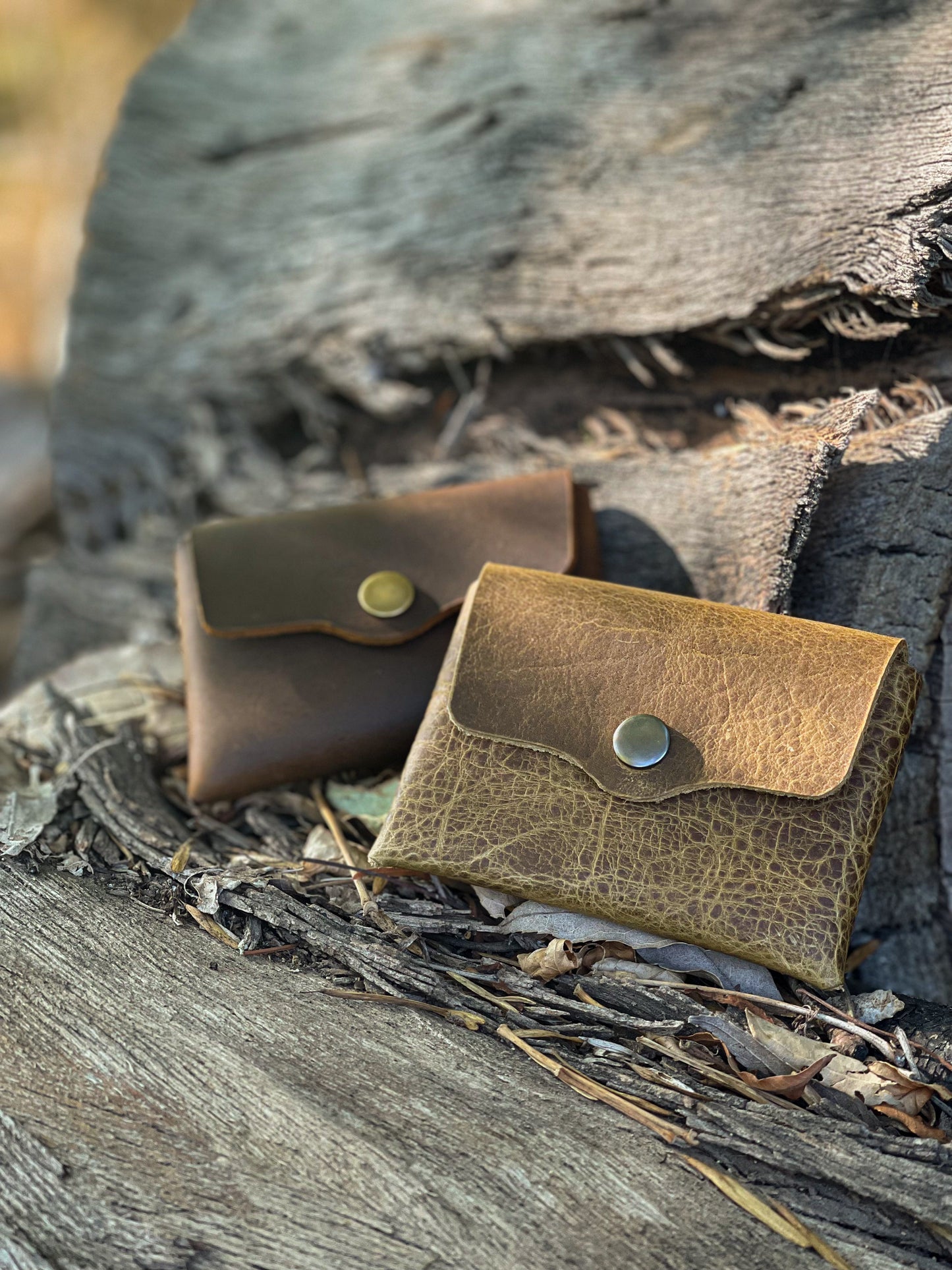 Compact Leather Card Wallet