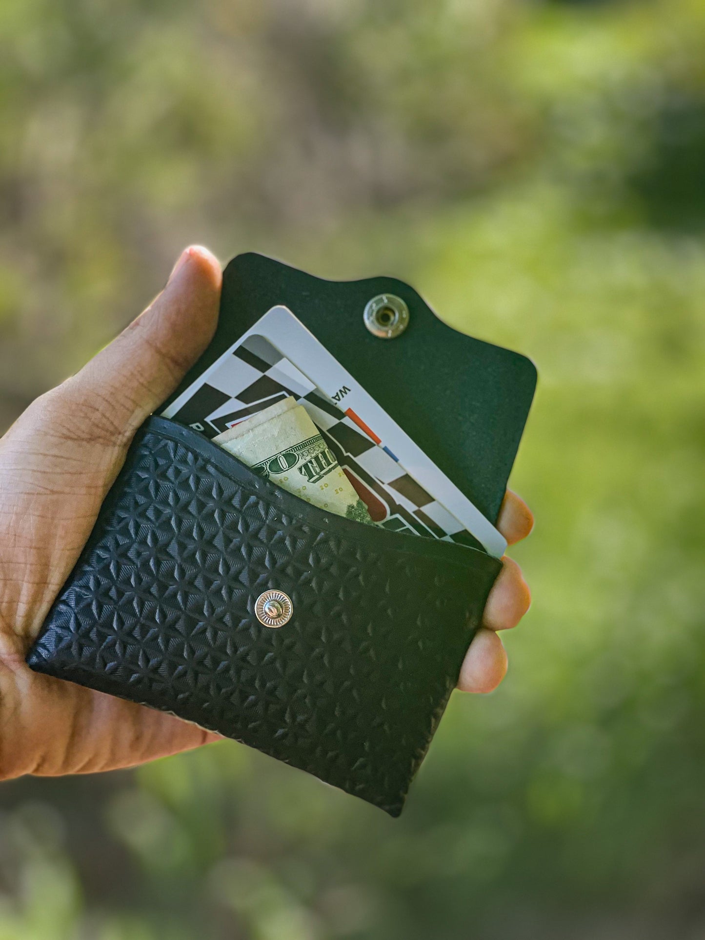 Compact Leather Card Wallet