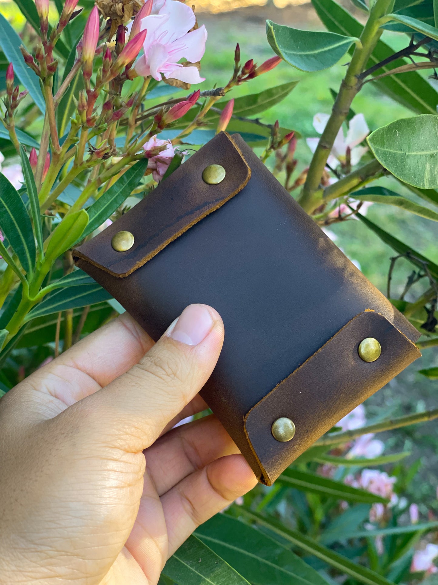 Compact Leather Card Wallet