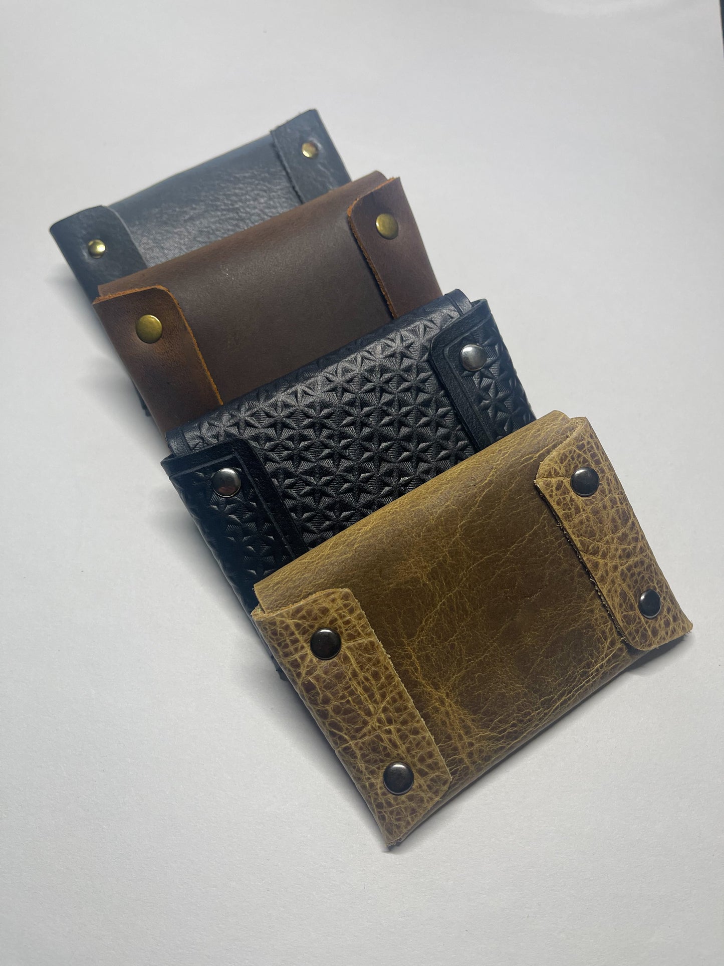 Compact Leather Card Wallet