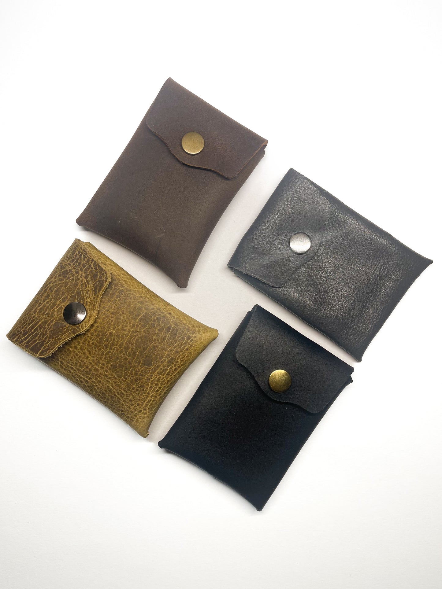 Vertical Leather Card Wallet