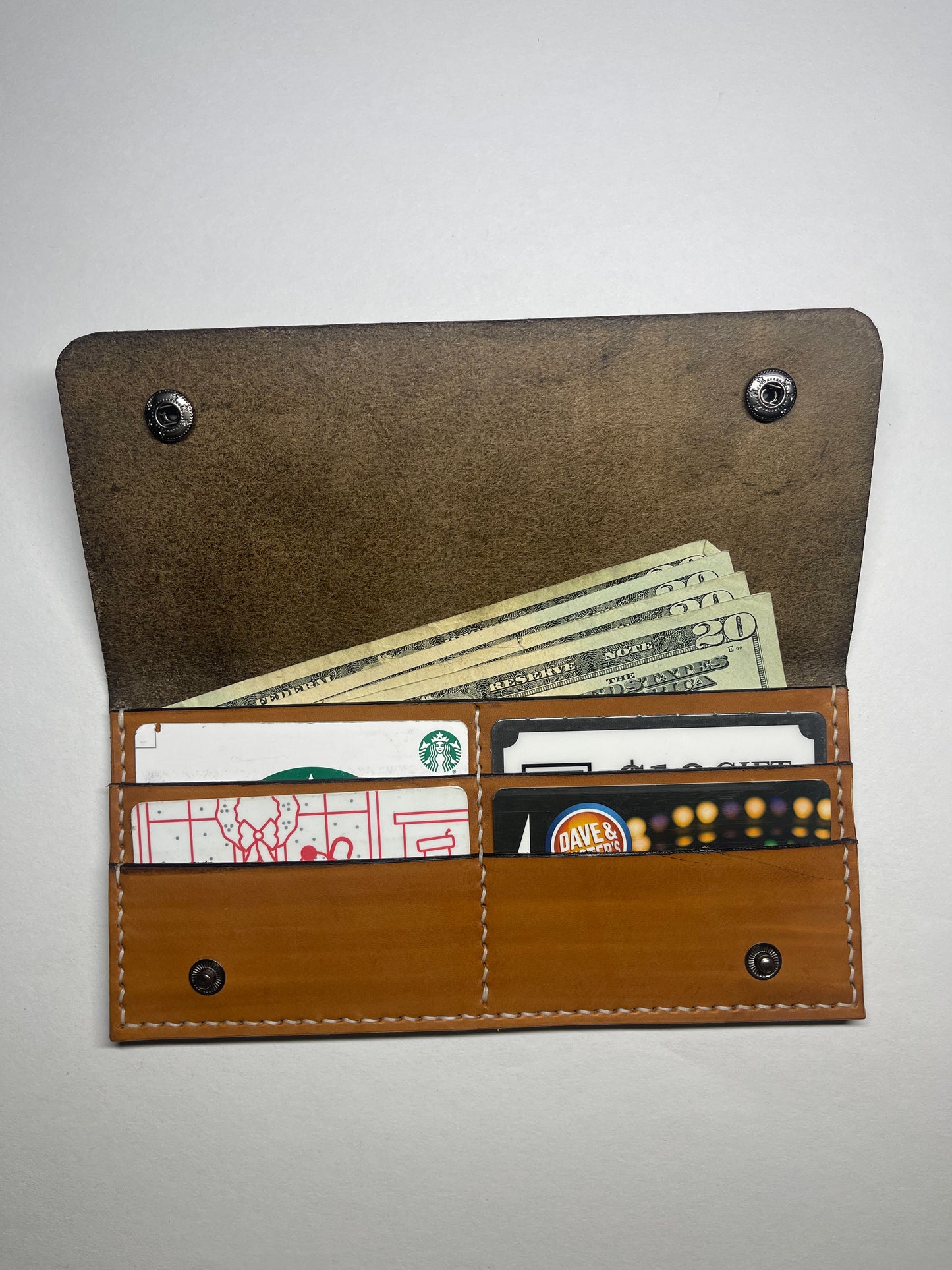 Leather Flap Wallet