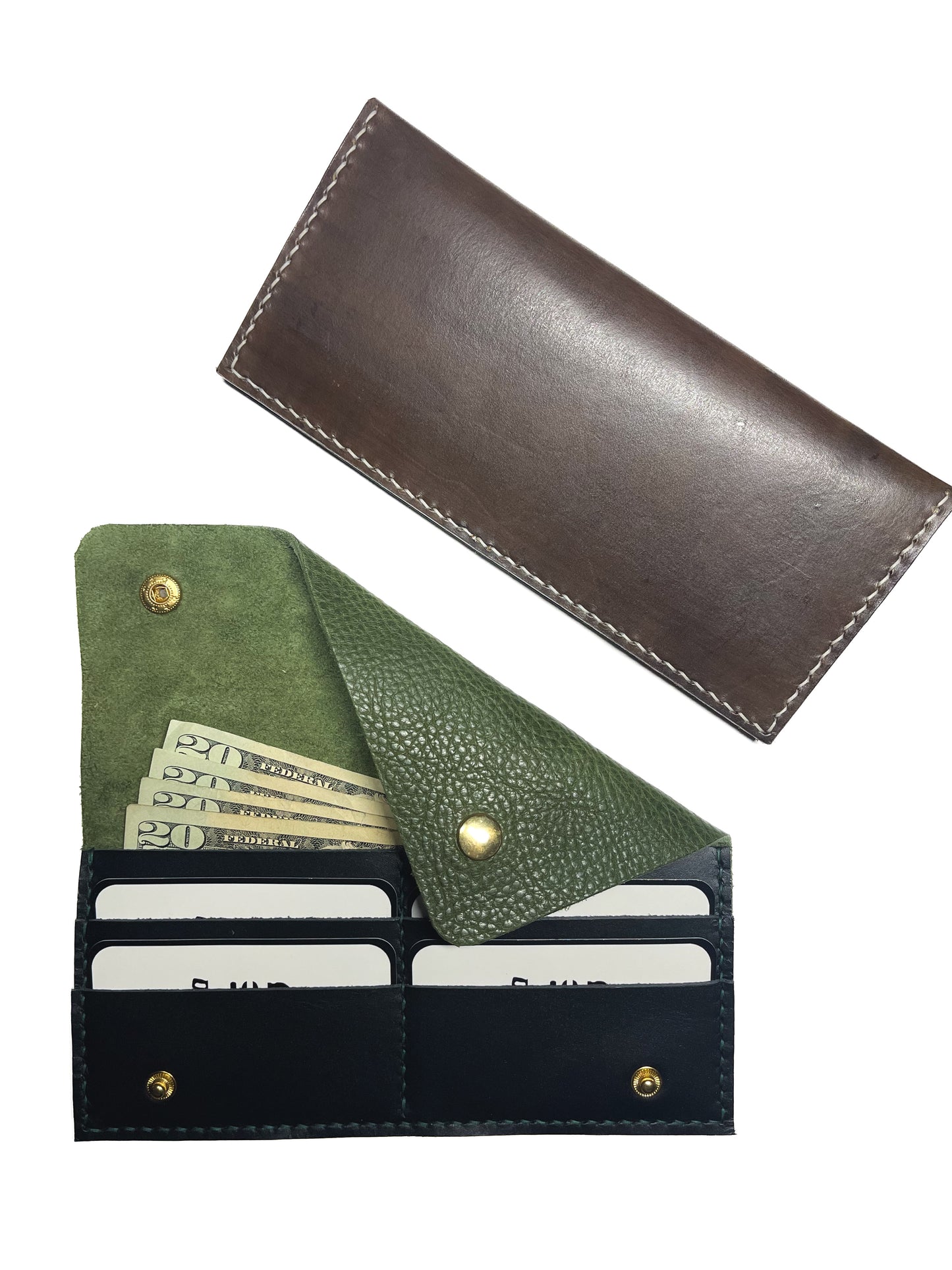 Leather Flap Wallet