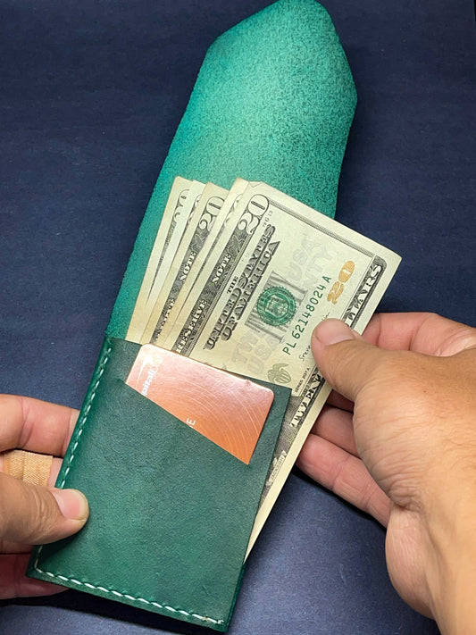 Minimalist Leather Fold Wallet