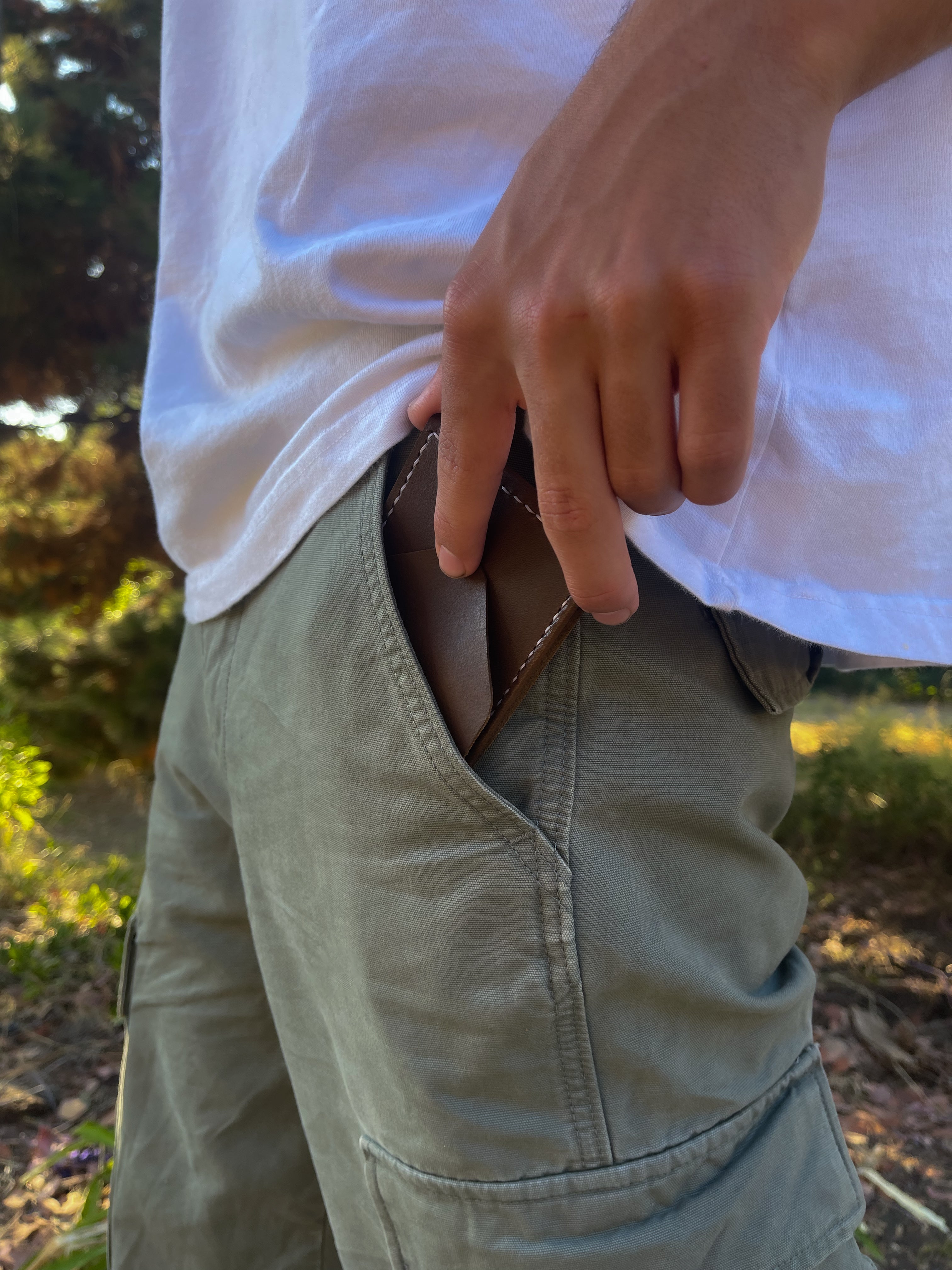 Minimalist Leather Fold Wallet