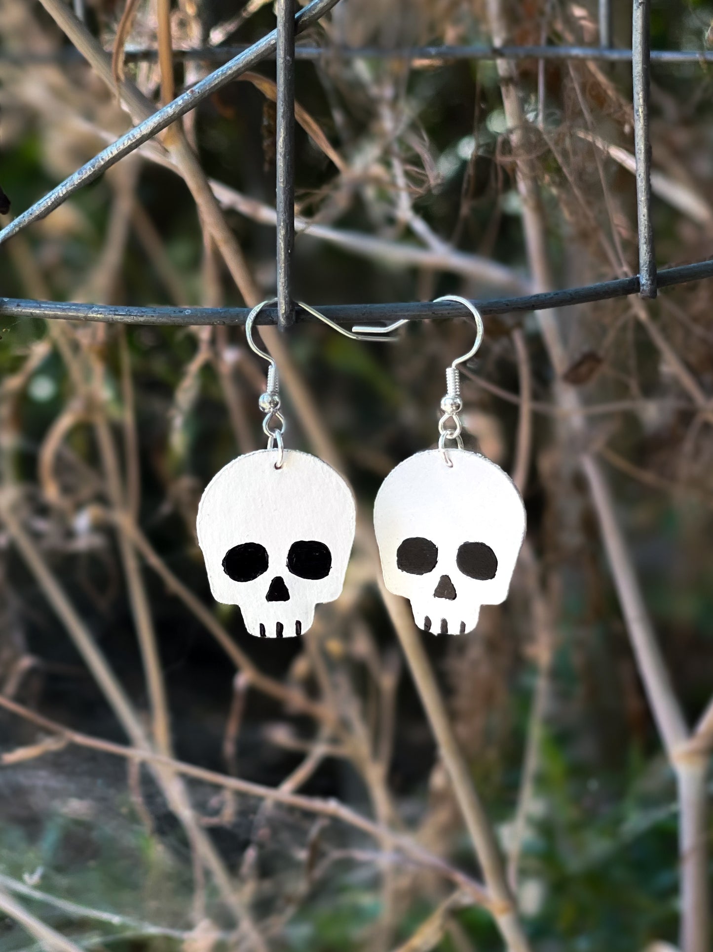Halloween Leather Earrings