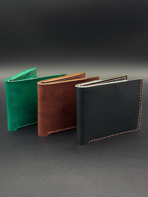 Billfold Style Leather Wallet