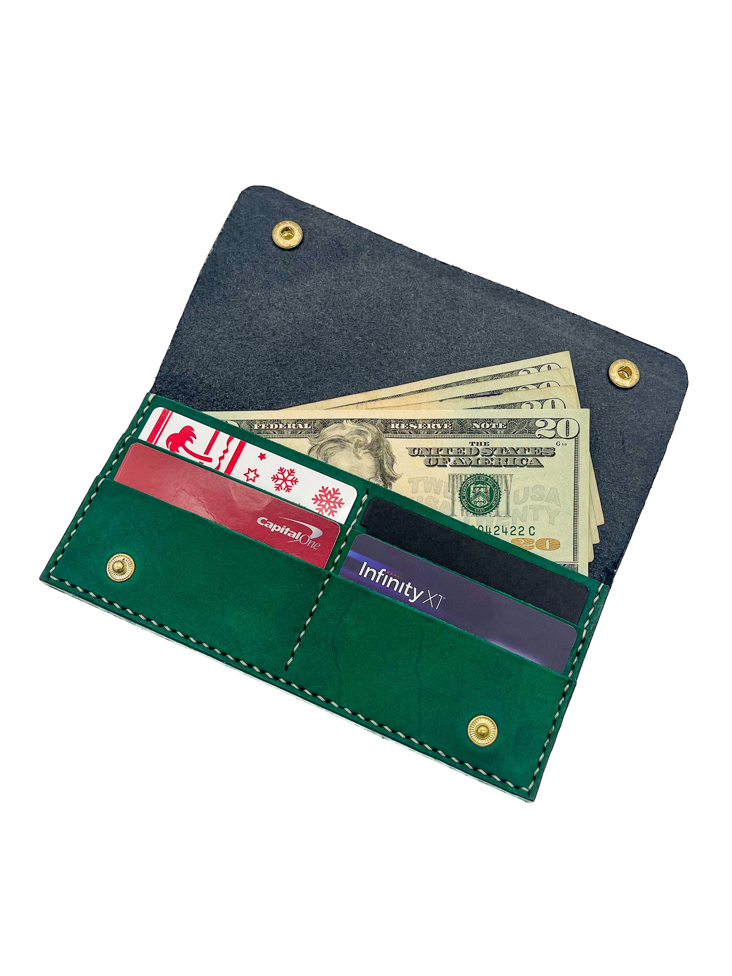 Leather Flap Wallet
