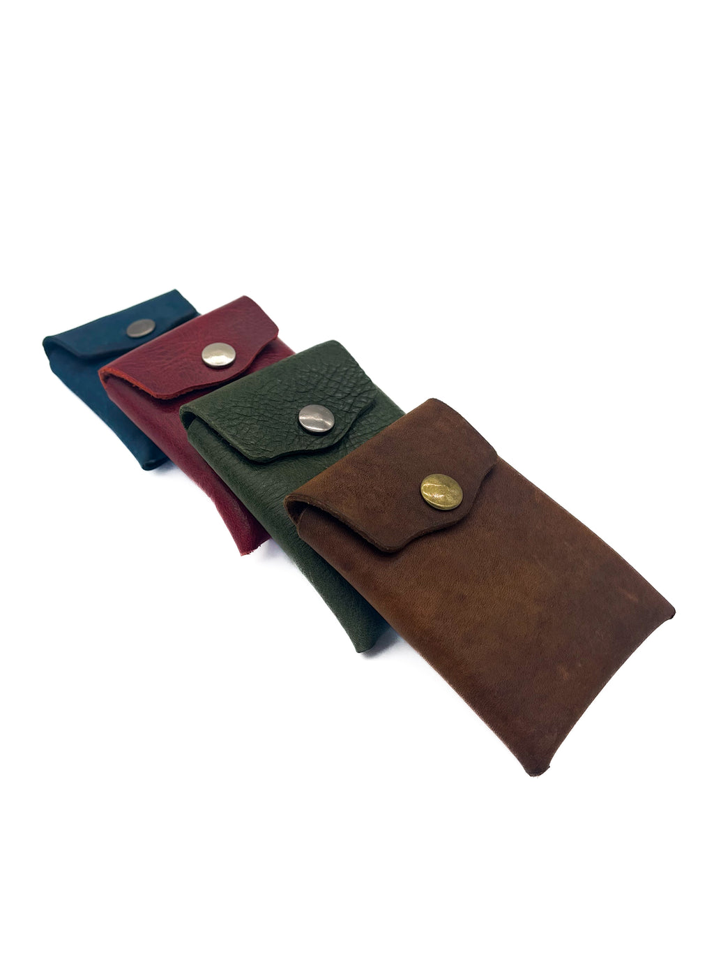Vertical Leather Card Wallet