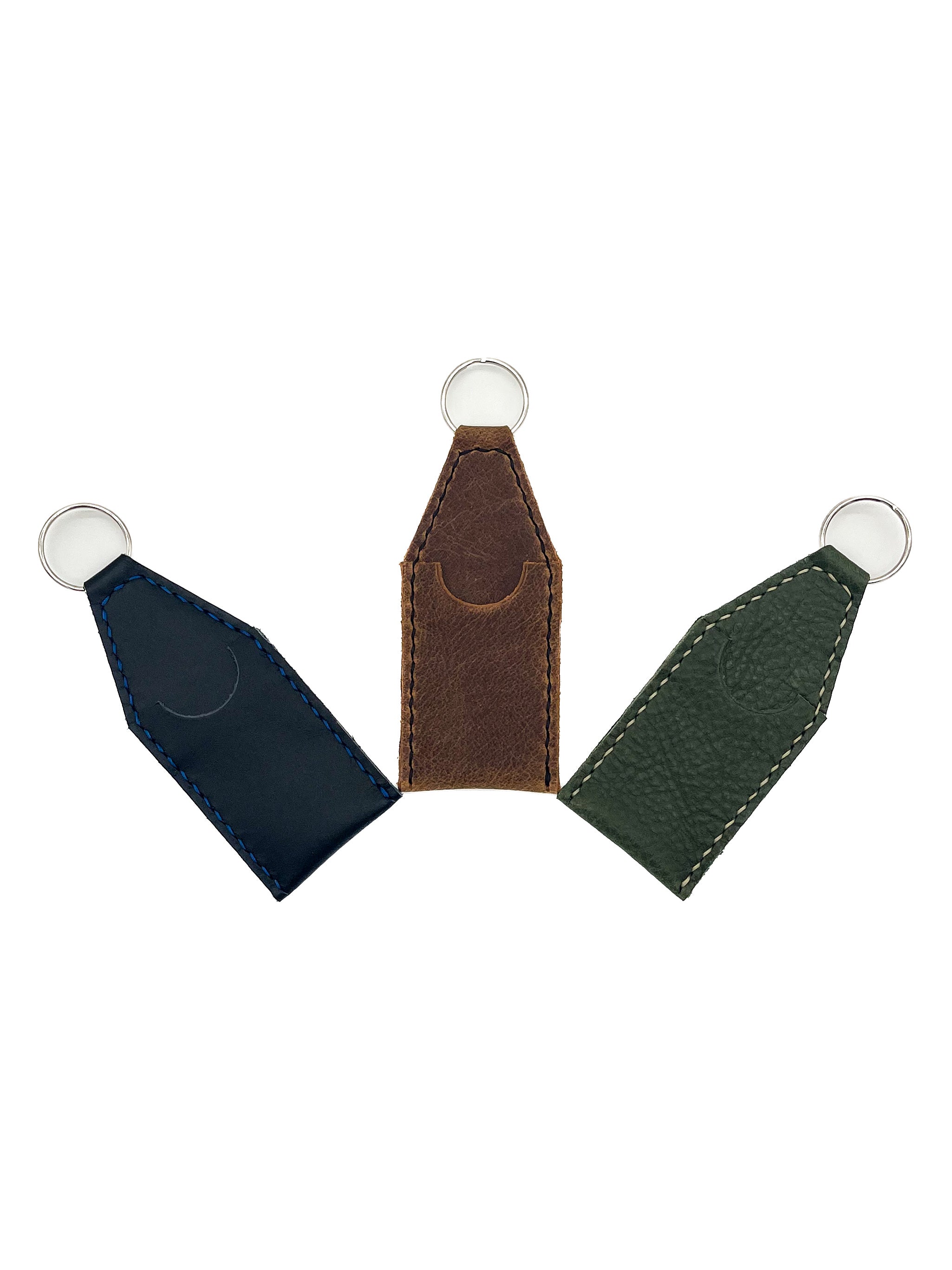 Leather Lip Balm Keychain