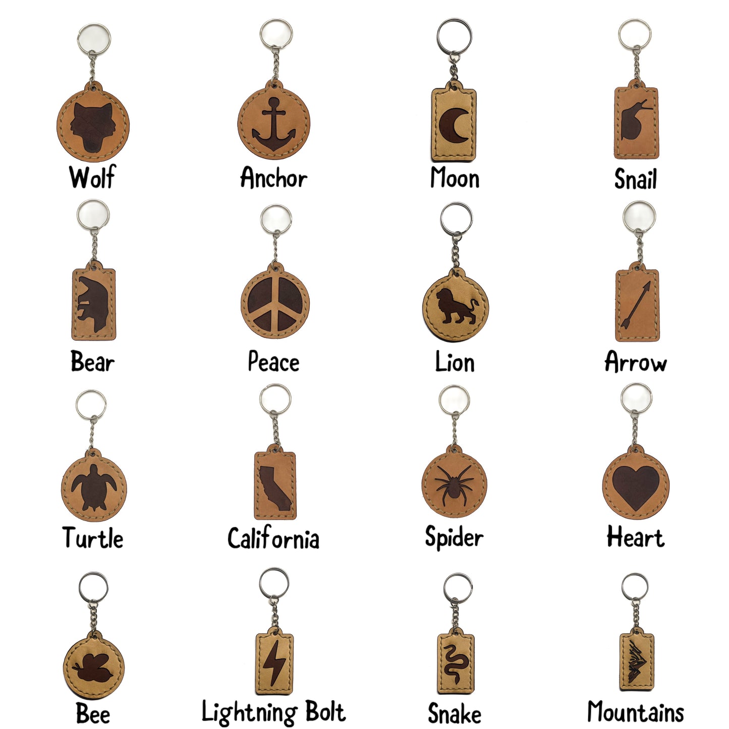 Leather Keychains