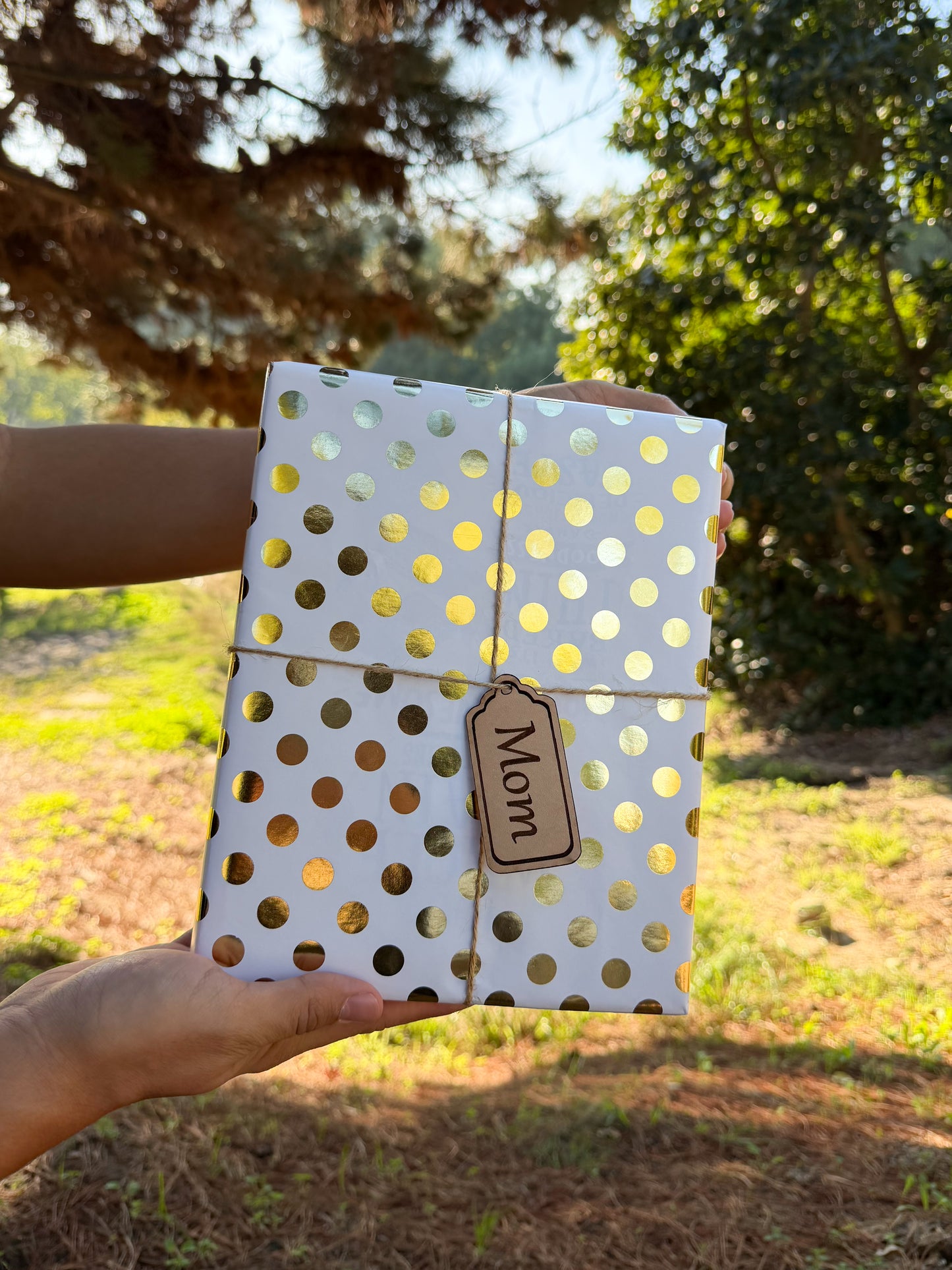 Personalized Leather Gift Tag- Set of 3