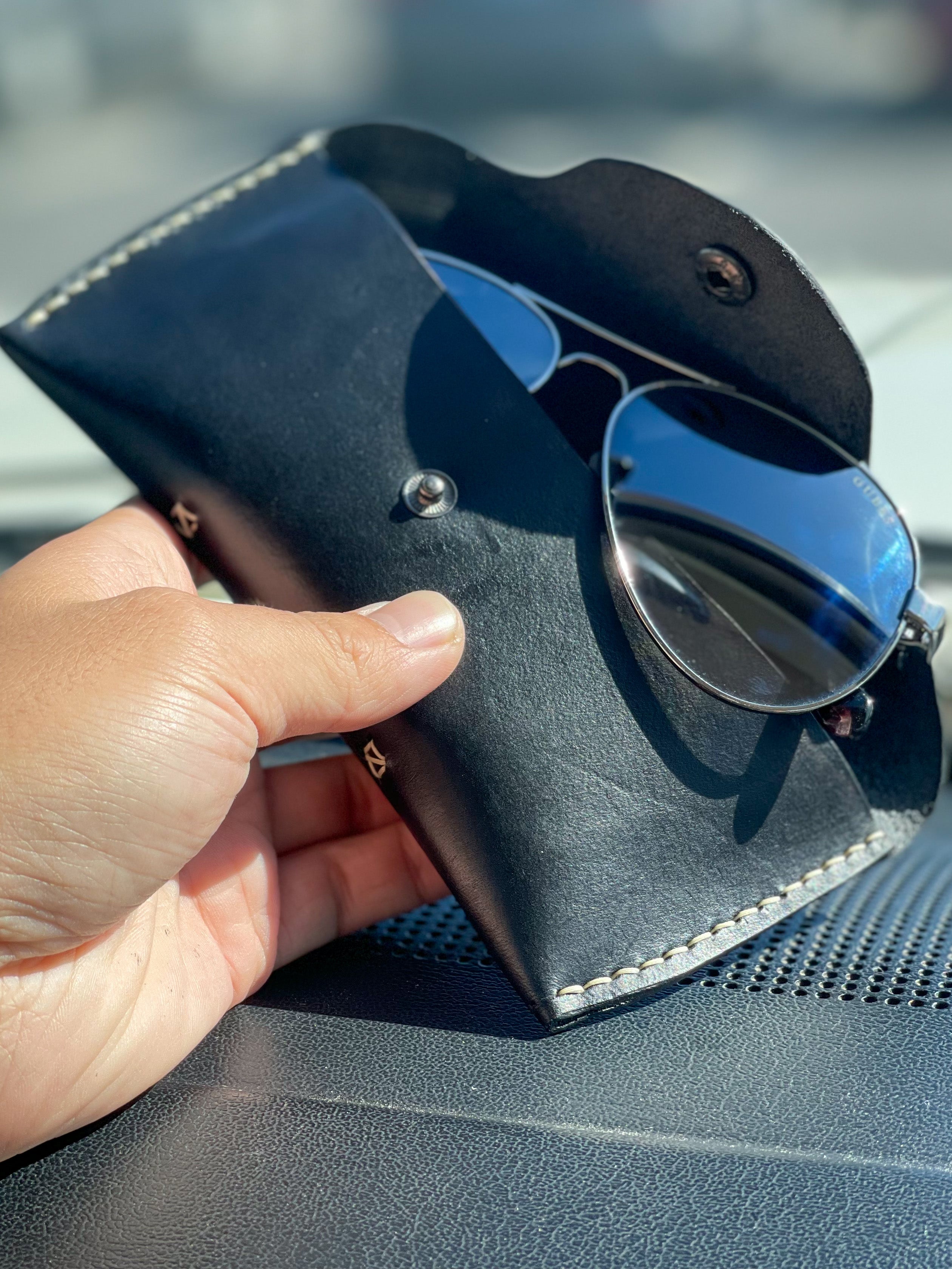Leather Sunglasses Case