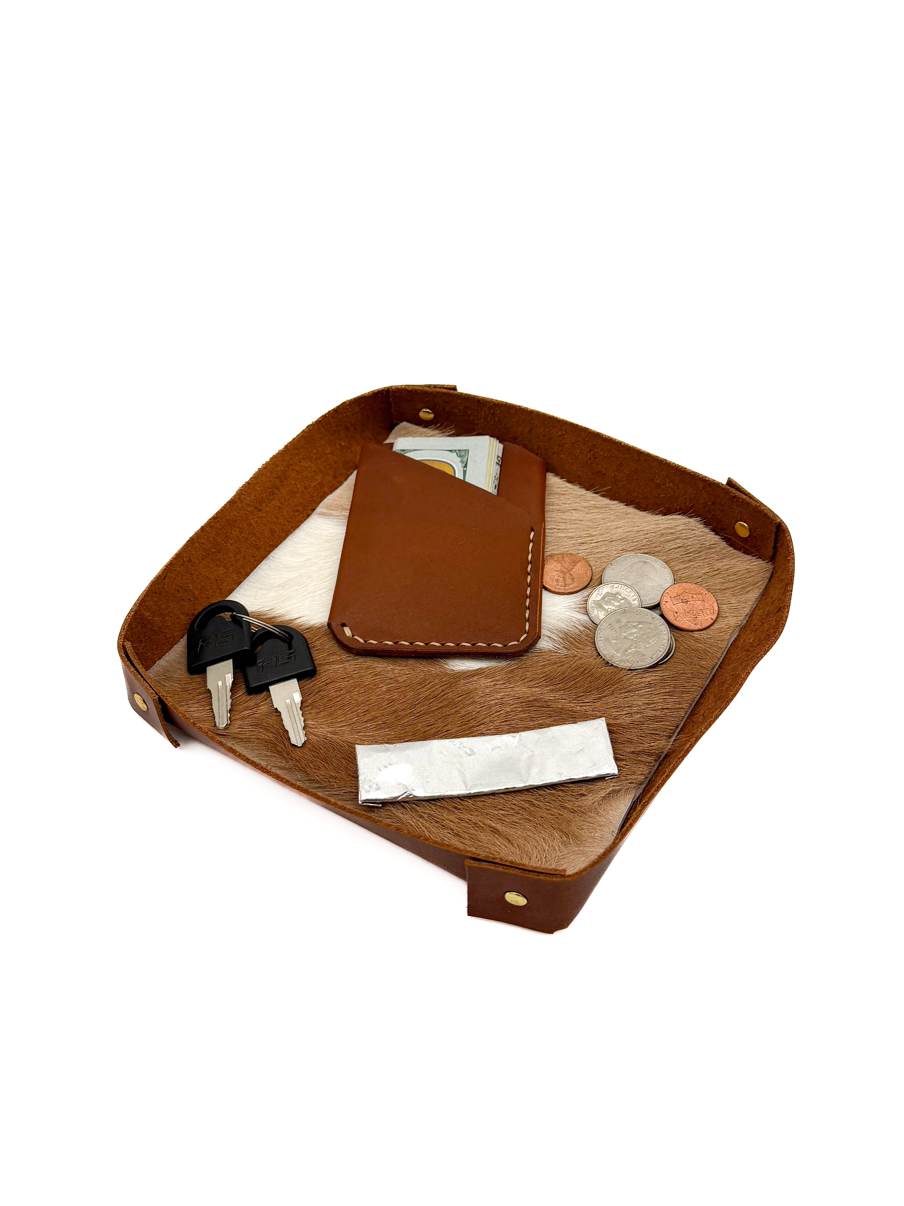 Leather Valet Tray