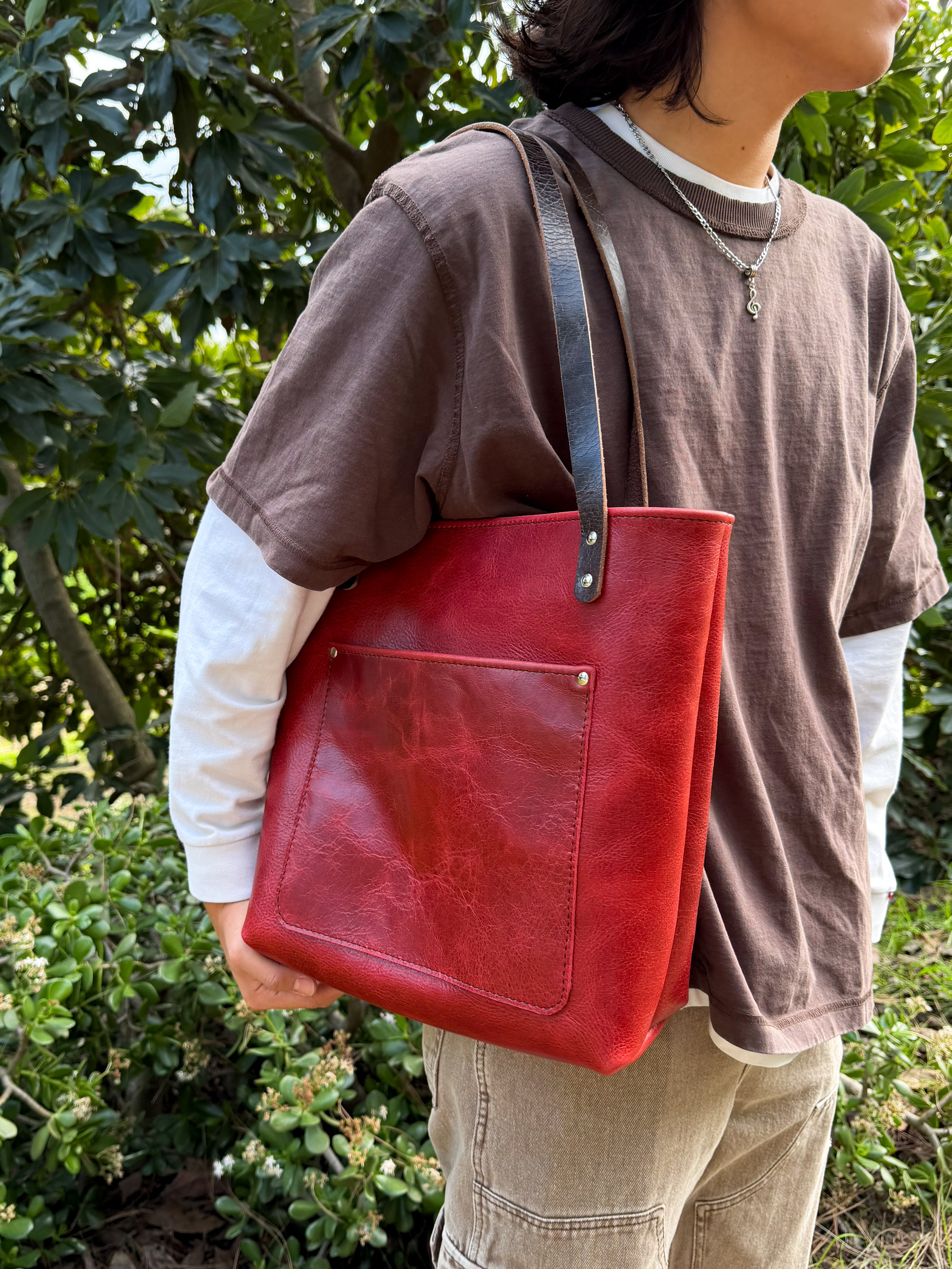 Leather Tote Bag