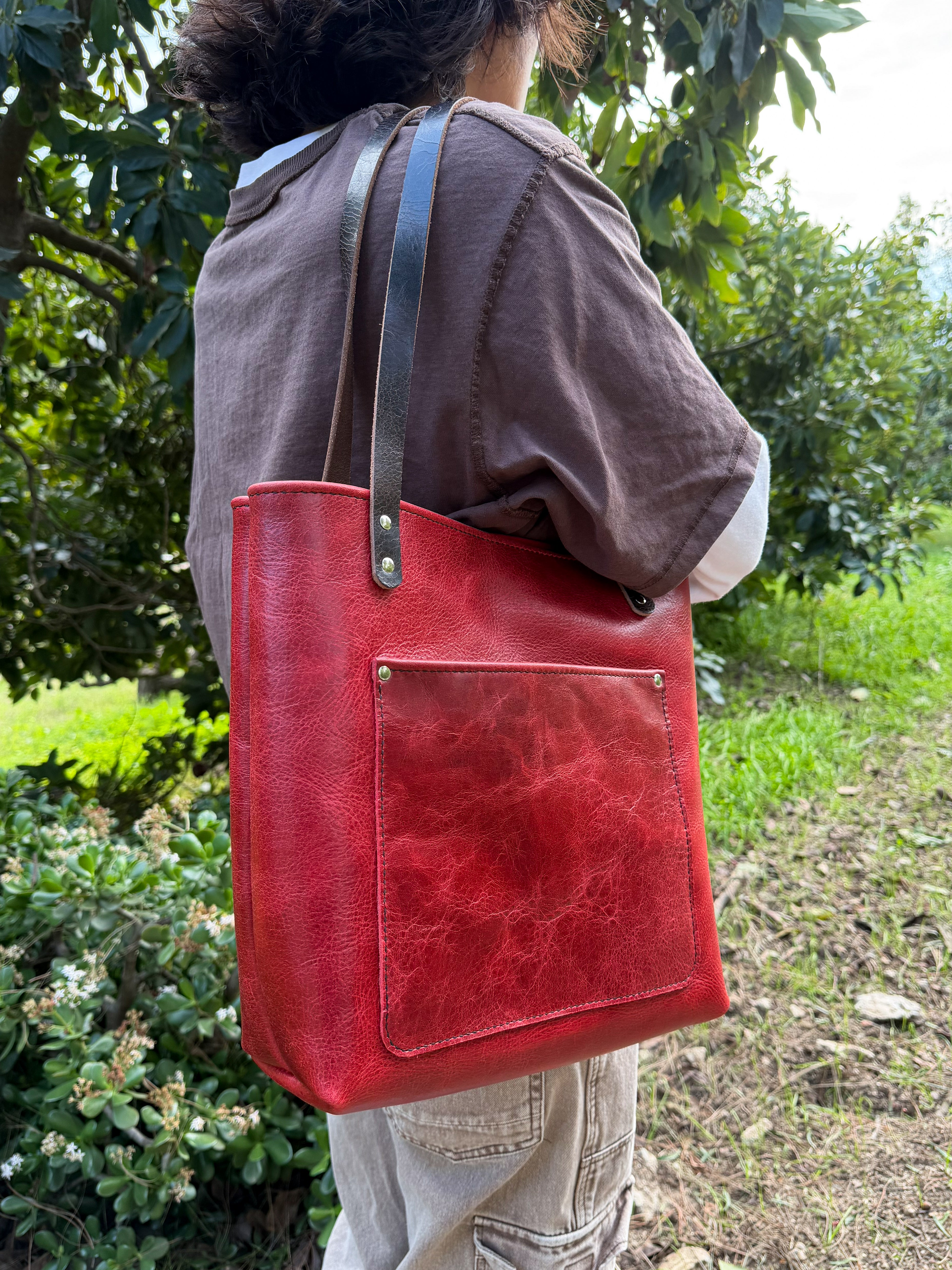 Leather Tote Bag