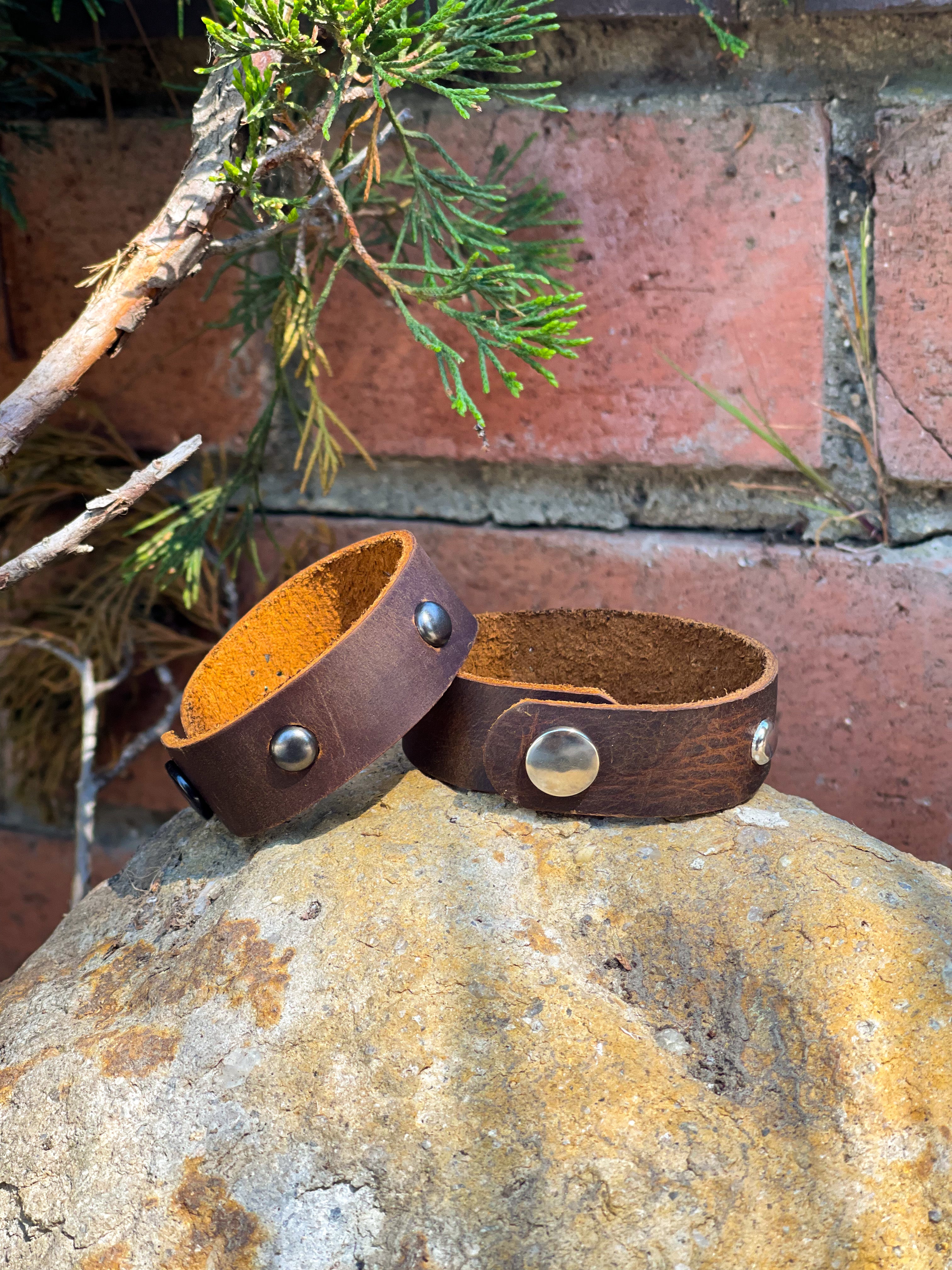 Studded Leather Bracelet